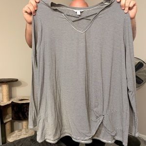 Long sleeve striped shirt